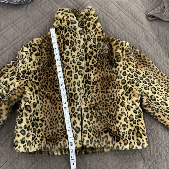 Luii Leopard Faux Fur Jacket size Large - Picture 16 of 17